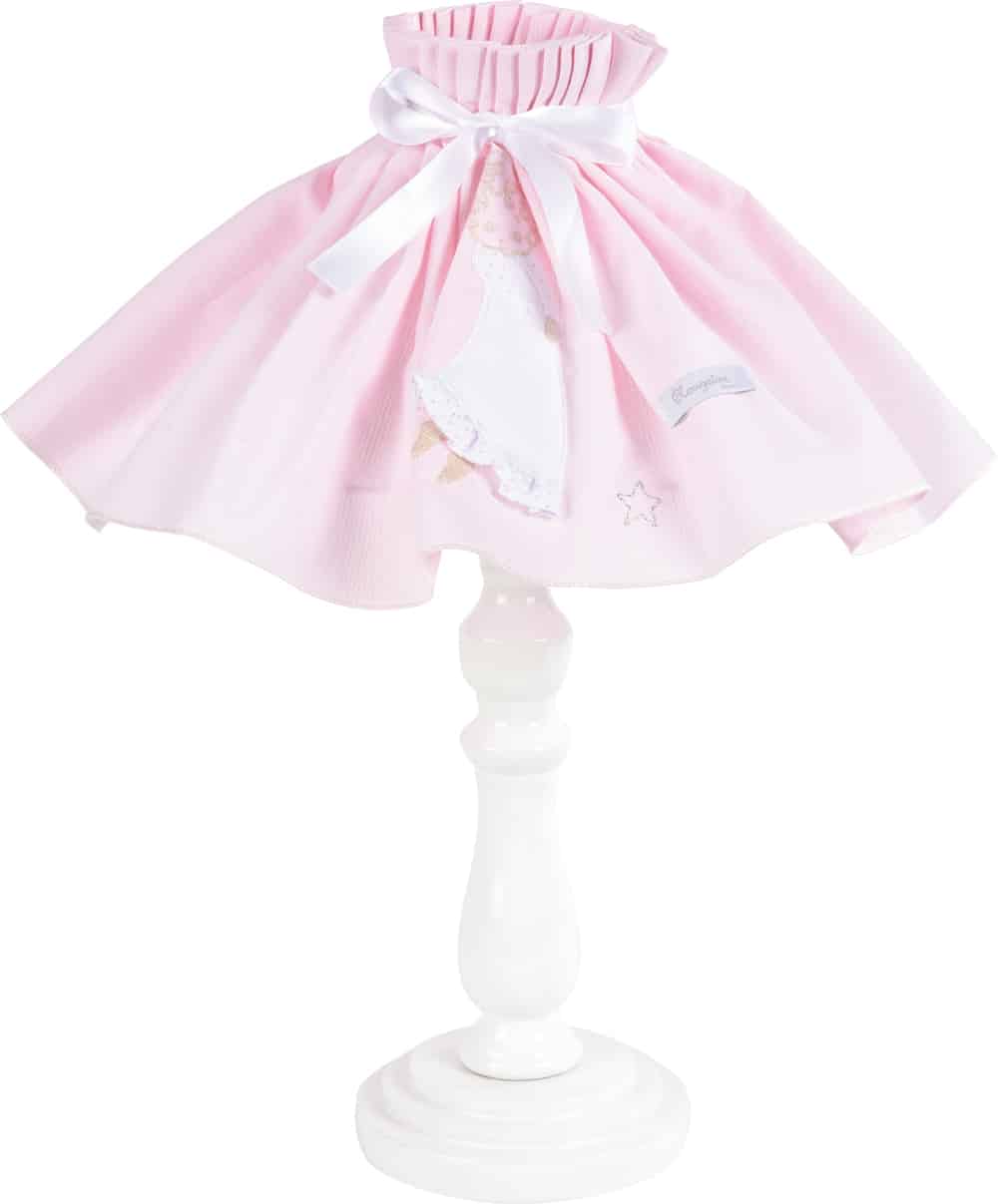 Lampe De Chevet Fille Ange Rose - Maison Nougatine