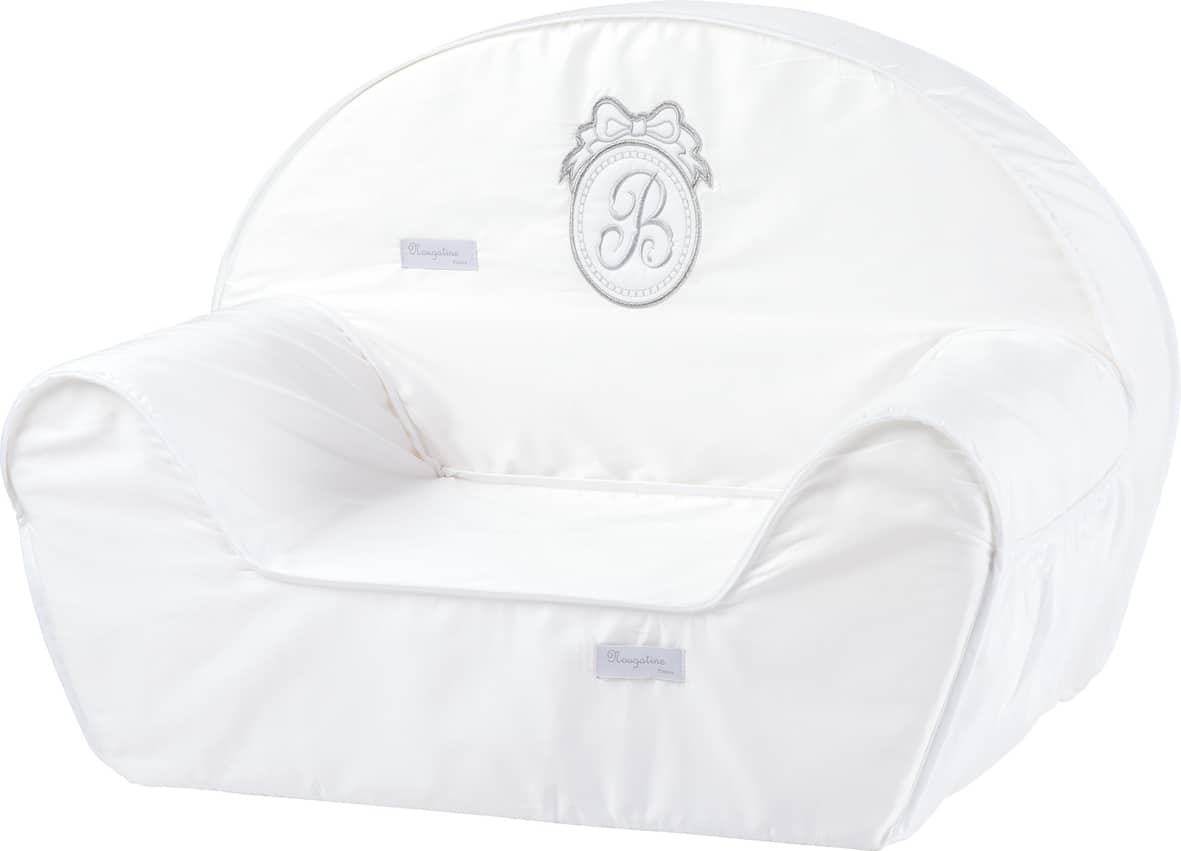 Fauteuil Bébé Coton Blanc Pure - Maison Nougatine