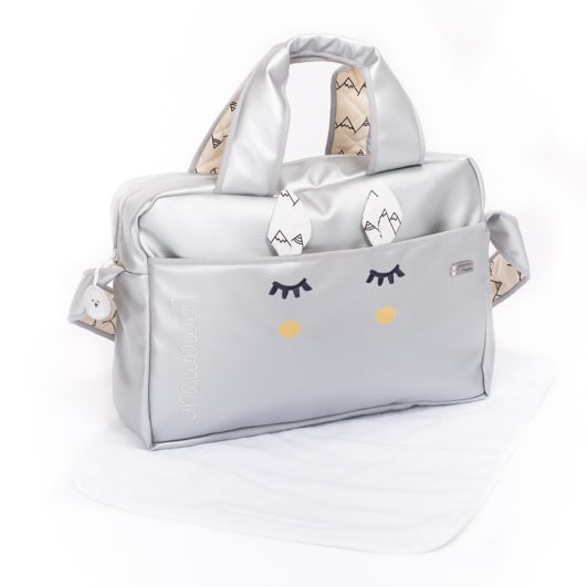 sac a langer nougatine argent