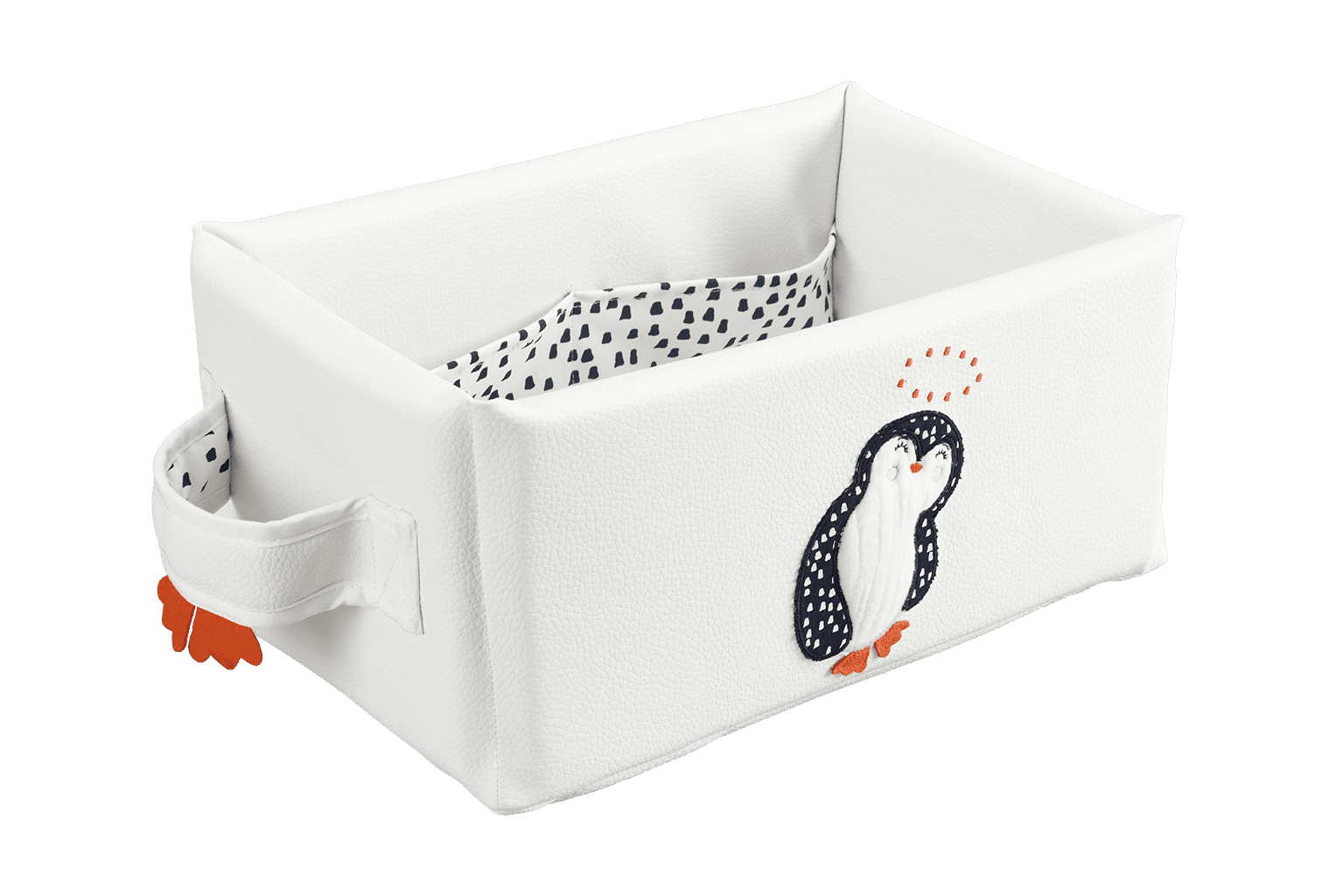 Corbeille de toilette Pingouin Blanc