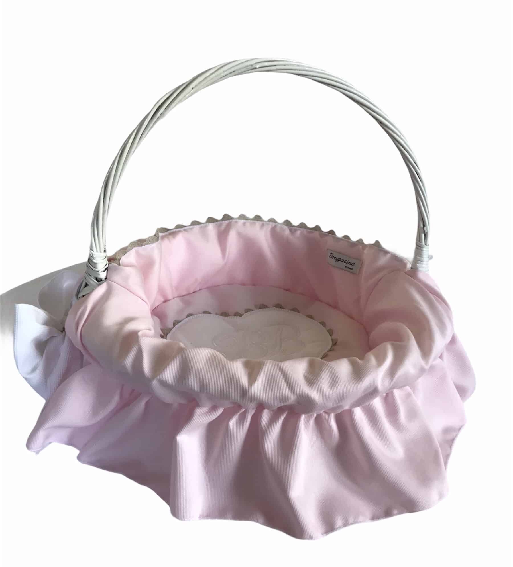 Corbeille De Toilette En Osier Emma Rose Maison Nougatine