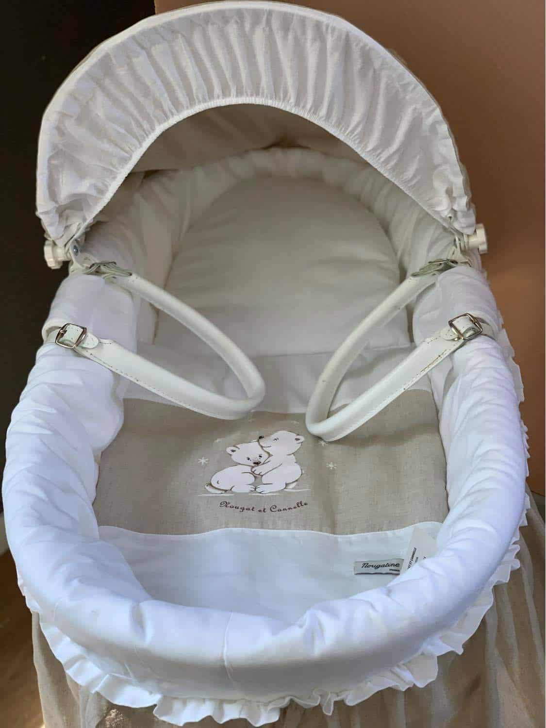 Habillage Couffin Bebe Maison Nougatine
