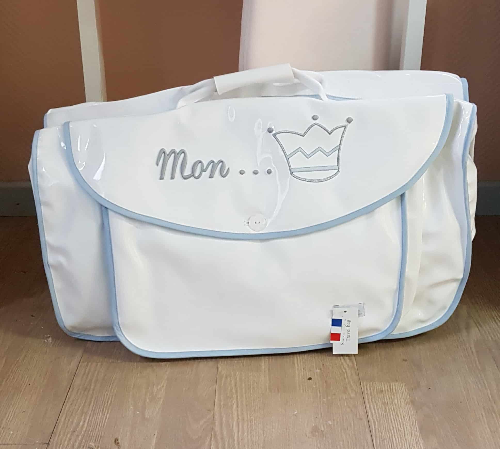 Sac De Voyage bébé Prince Bleu - Maison Nougatine