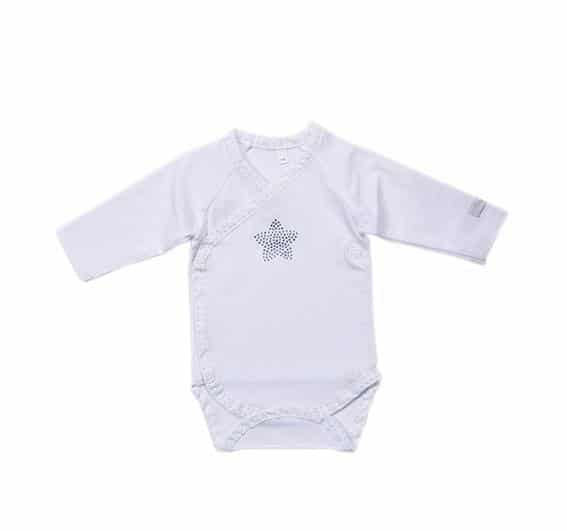 Body Manches Longues Blanc Etoile Maison Nougatine