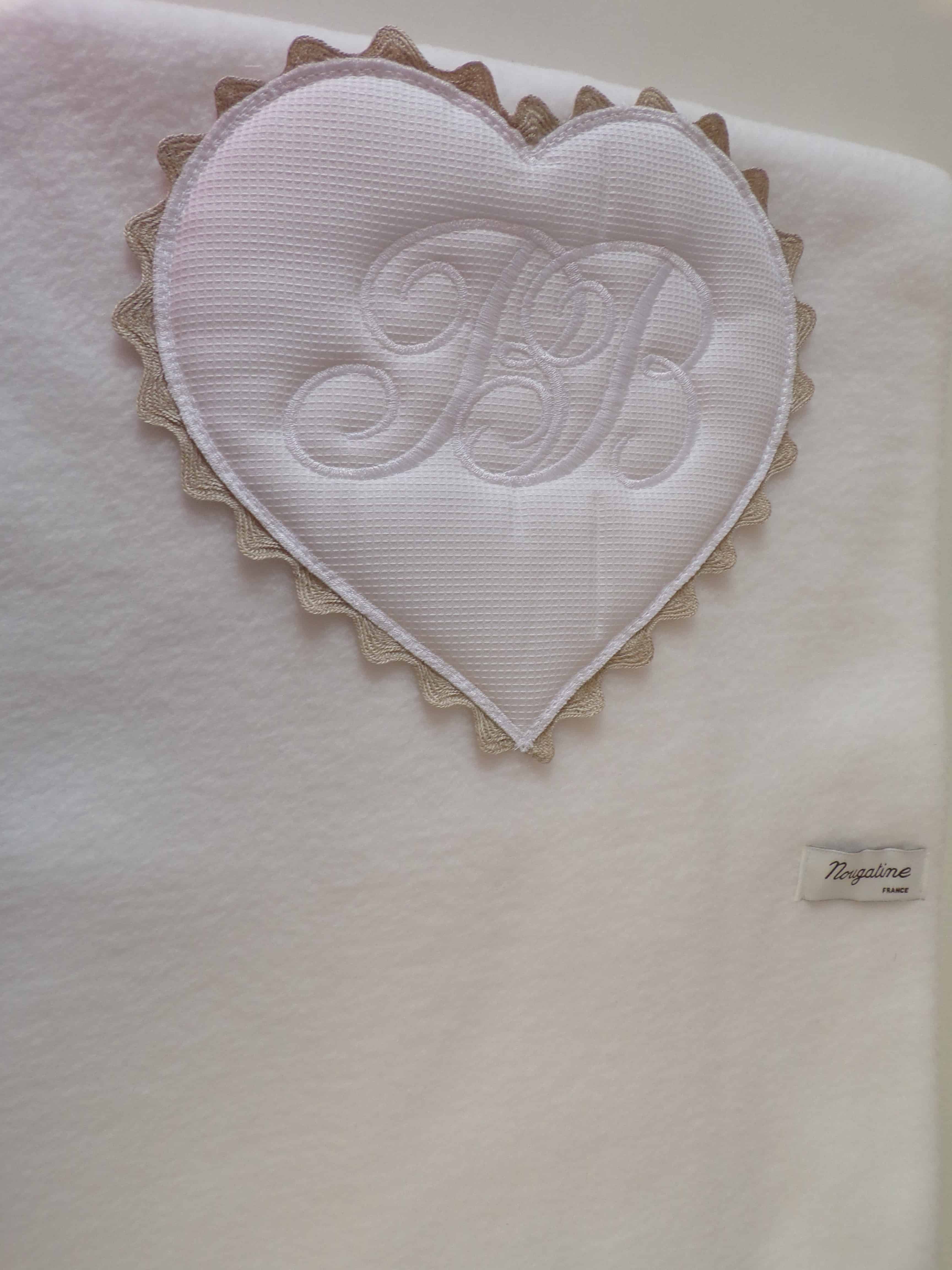 Drap Housse bébé Lit Piqué De Coton Blanc - Maison Nougatine