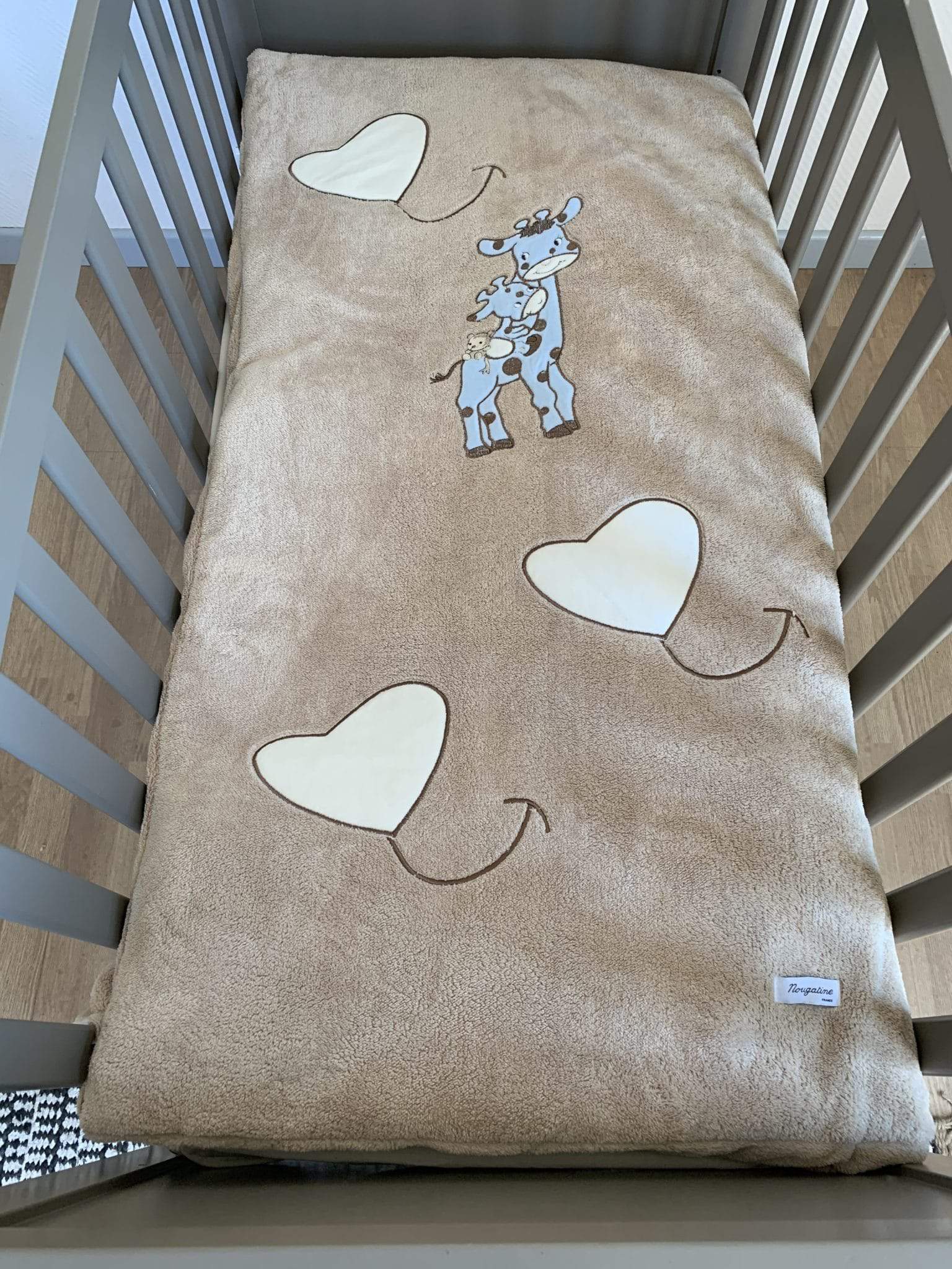 Edredon Gigi Bleu - 60X120 AVEC COUETTE