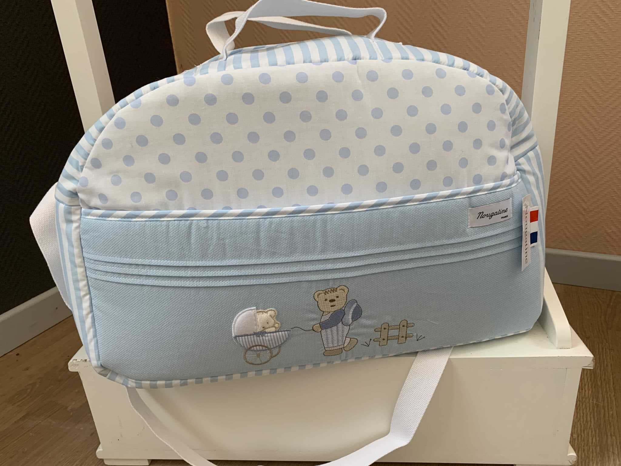 sac a langer nougatine argent