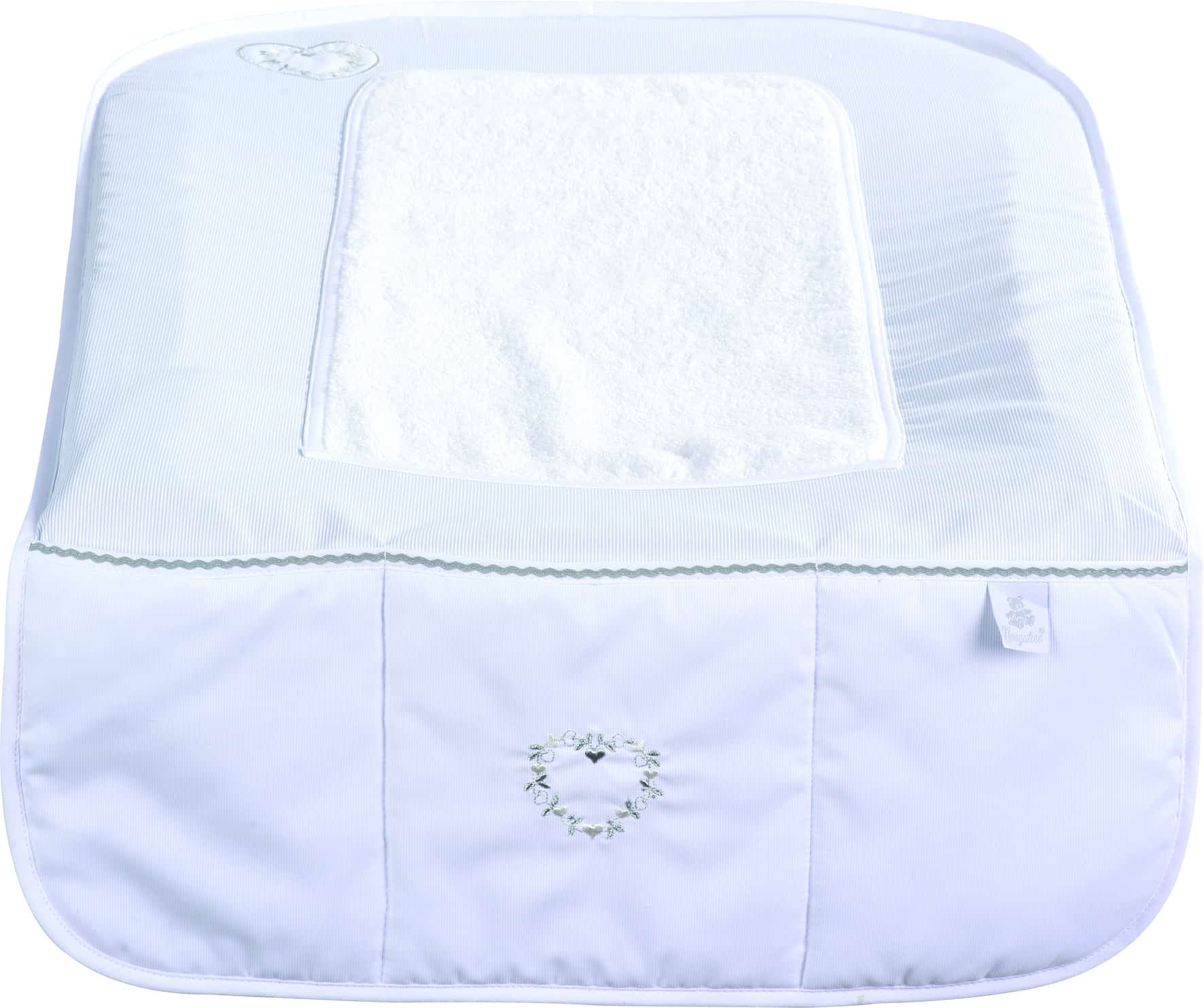 Matelas à langer Rose Piana avec 1 éponge fixation scratch BEBE9 REFERENCE,  Vente en ligne de Matelas à langer