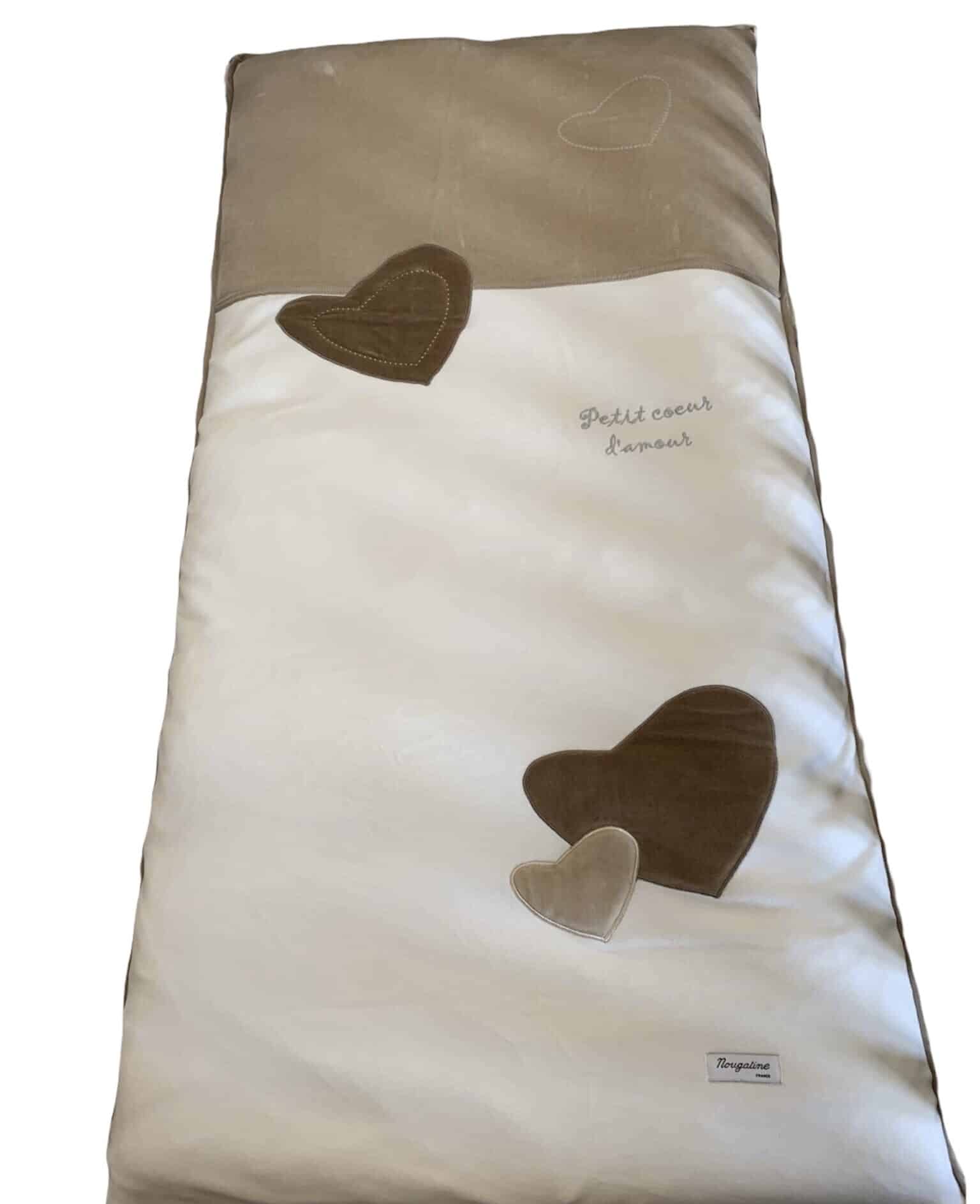 Edredon Bebe Star Marron Beige Maison Nougatine