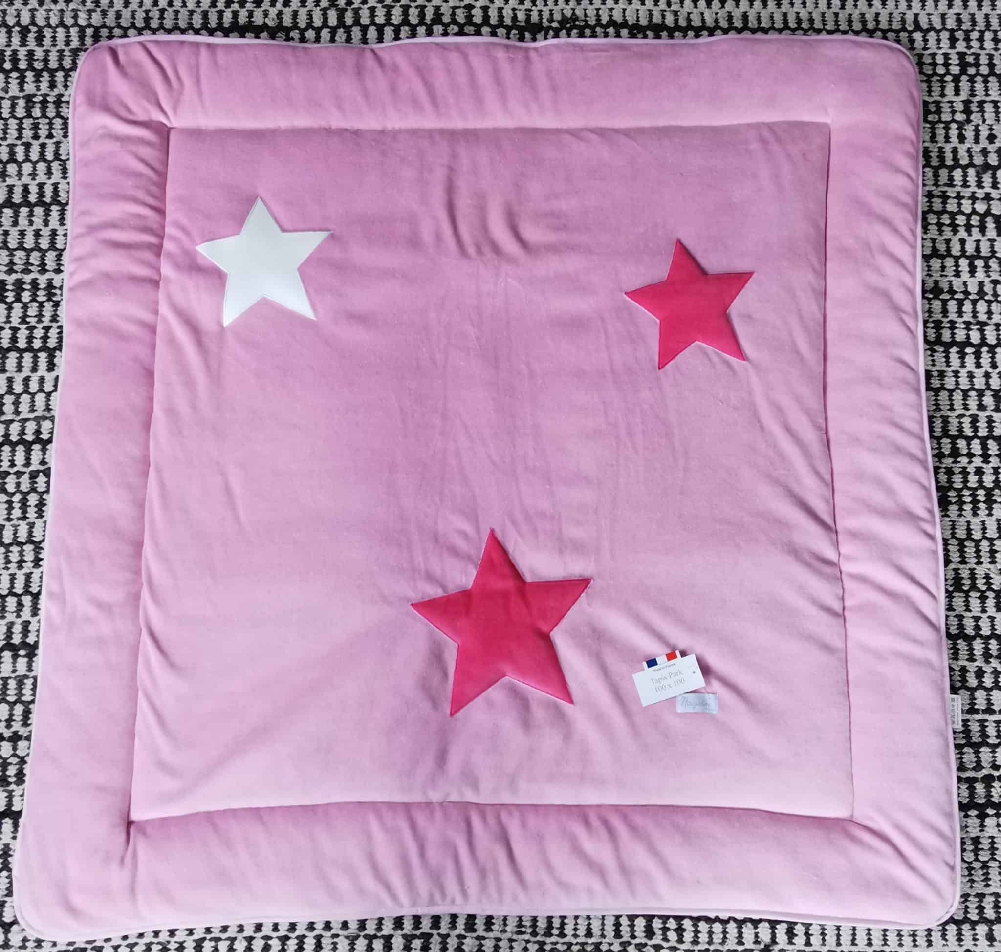 Tapis De Parc Etoiles Rose Maison Nougatine Tapis De Parc Etoiles Rose Maison Nougatine