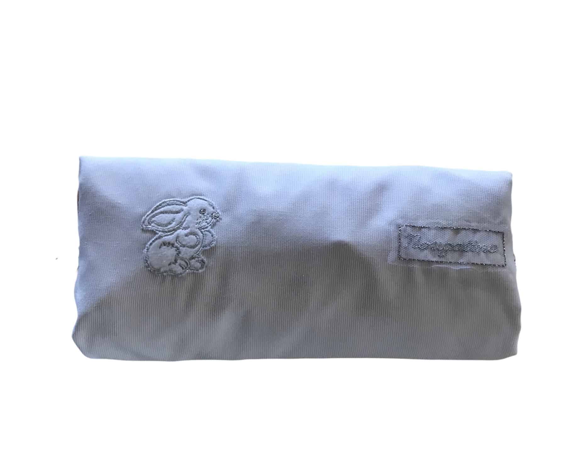 Drap Housse bébé Lit Étoiles Blanc Basile
