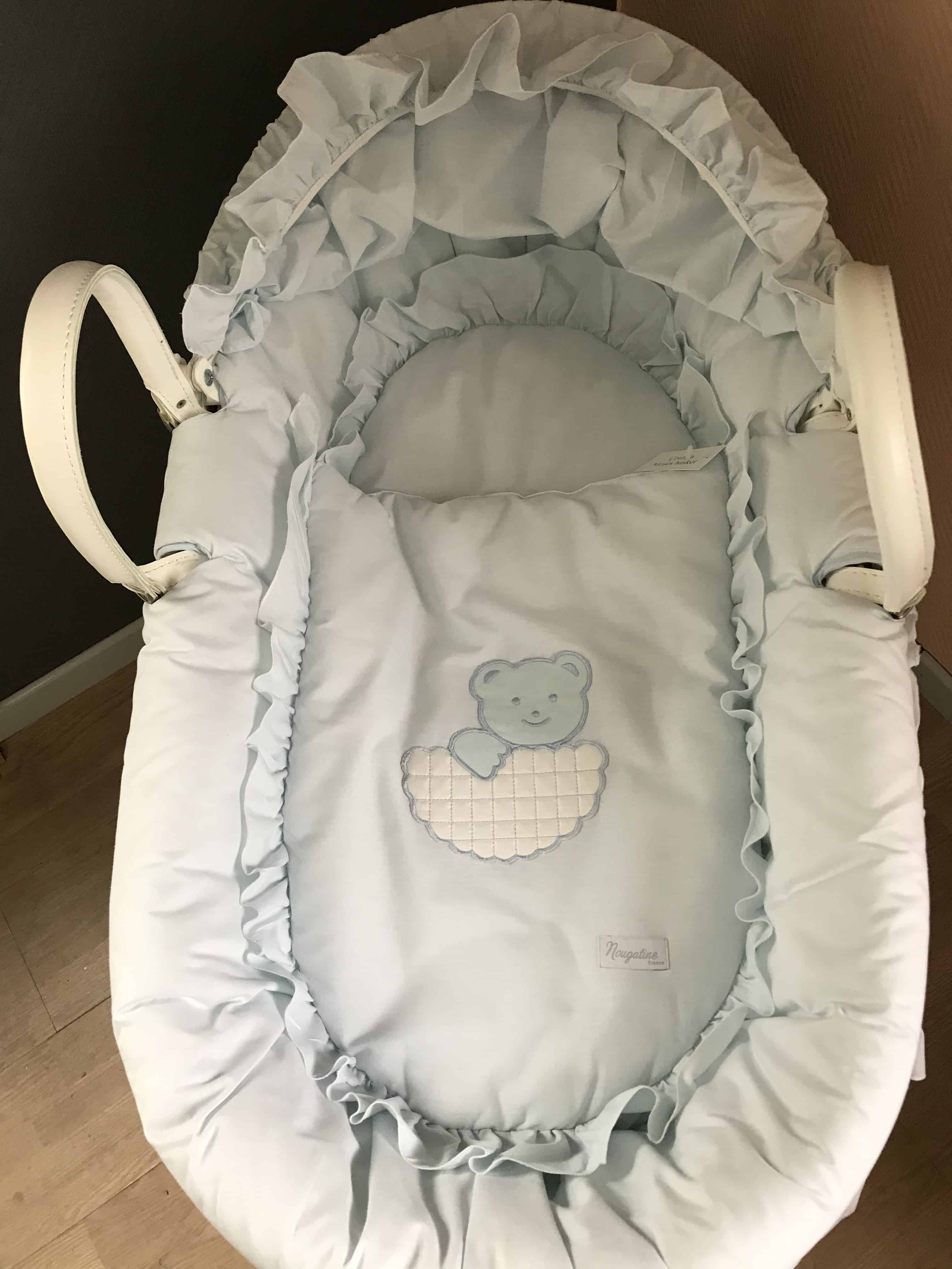 Couffin Nuage Bleu Maison Nougatine