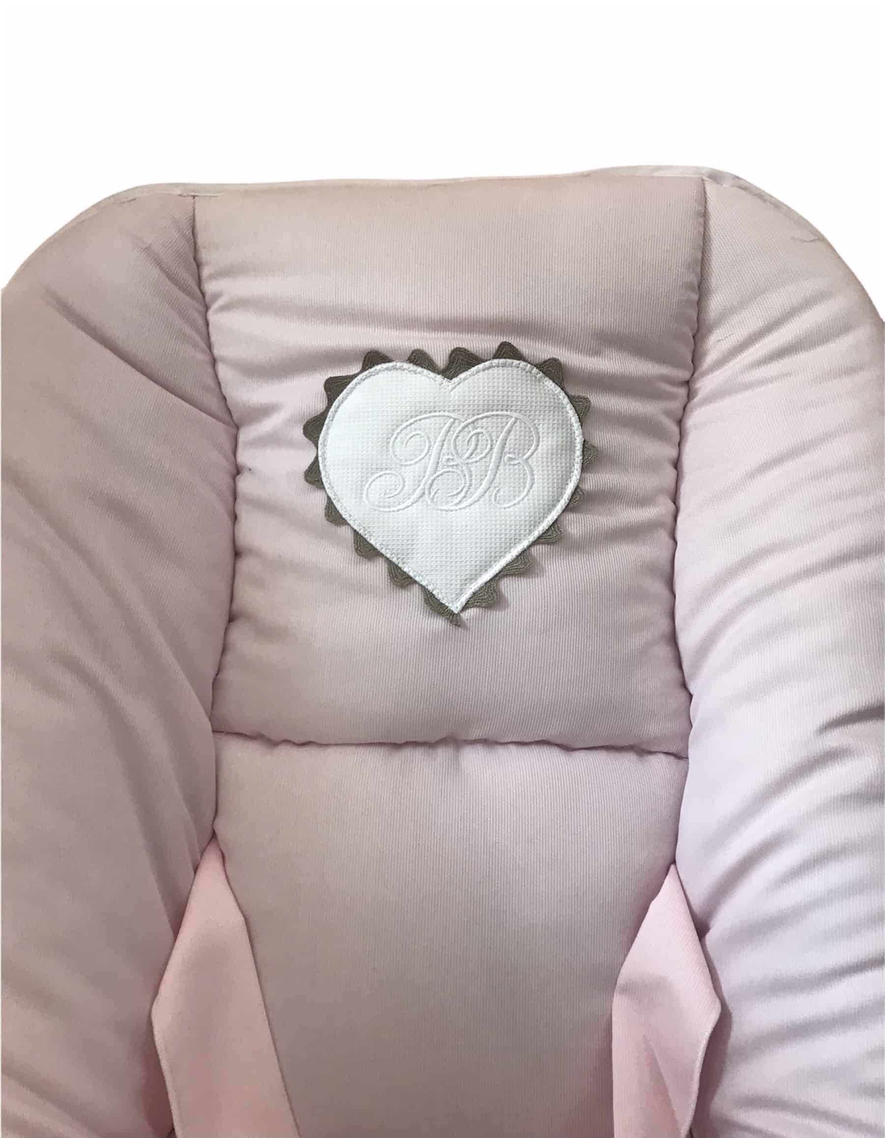 Transat 3 Positions En Coton Blanc Rose Emma Maison Nougatine