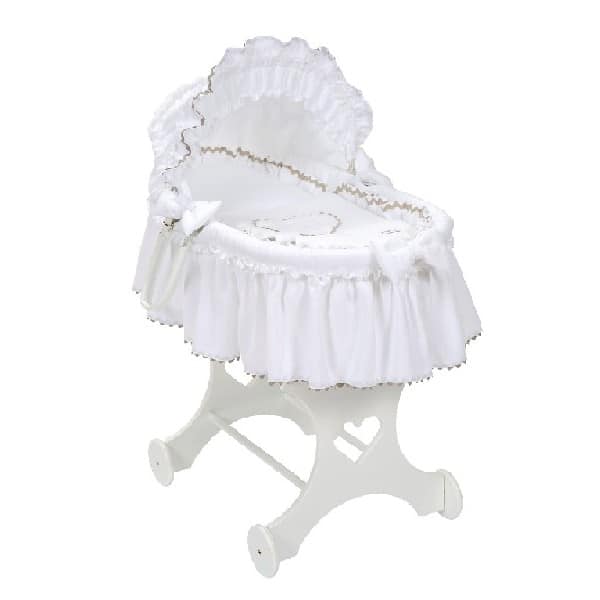 Trousseau de naissance Emma Blanc Cœur Beige 5 pièces - Maison