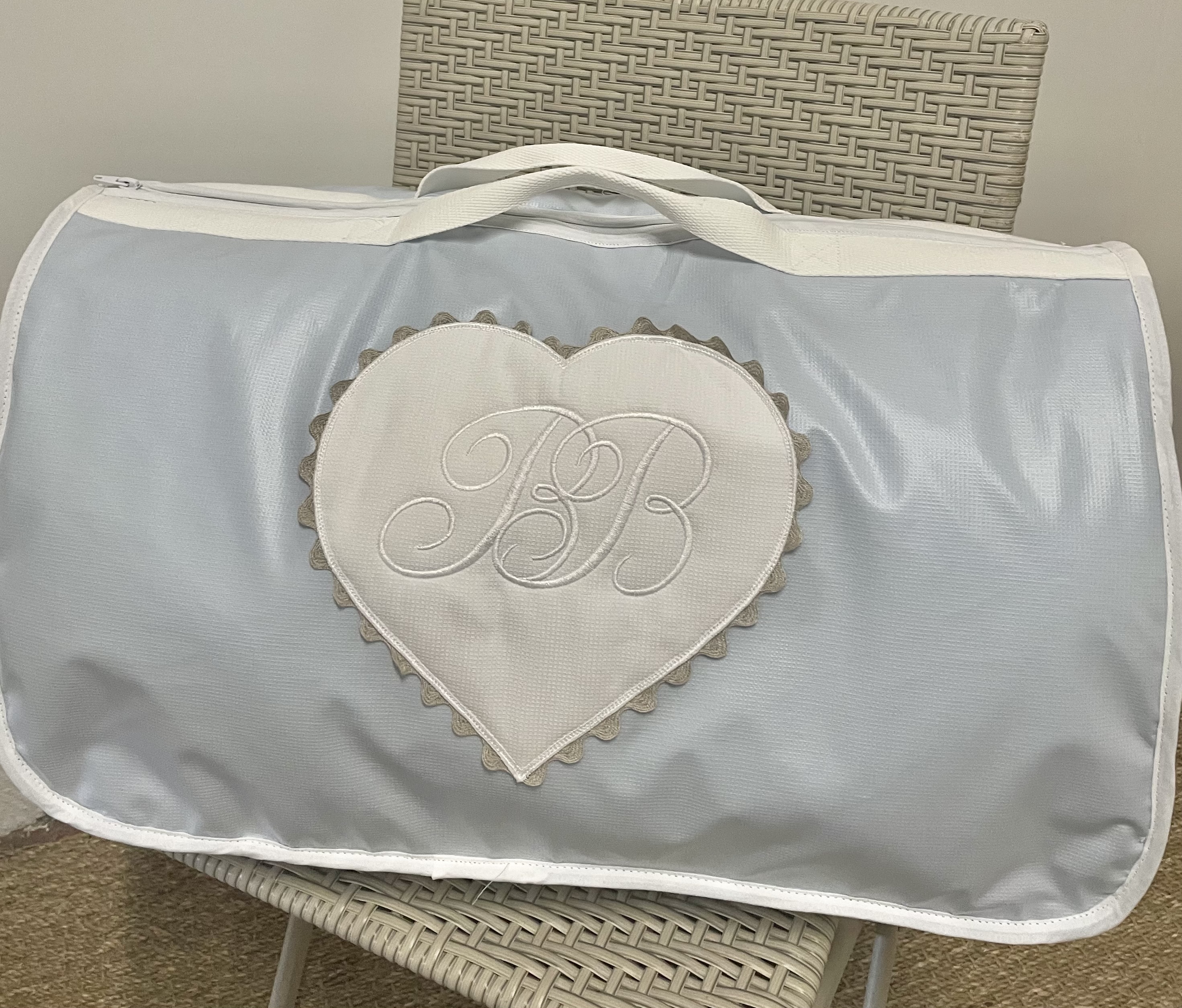 sac voyage thomas bleu et blanc