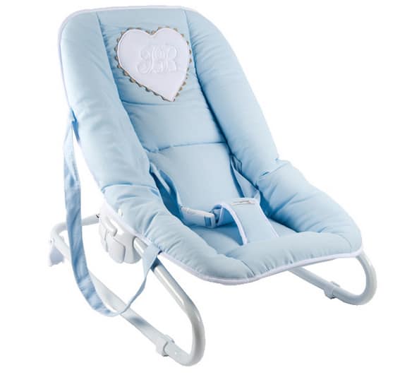 Transat bébé Coton Bleu Cœur Beige