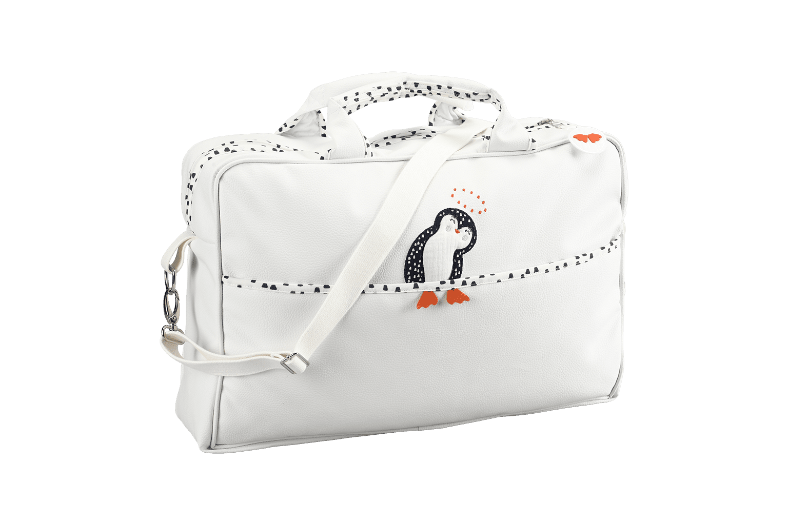 Sac à linge bébé PVC Pingouin