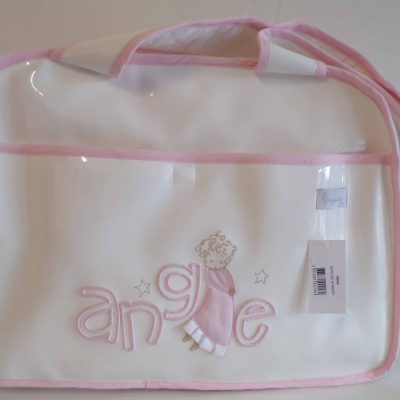 sac nursery blanc et rose maison nougatine