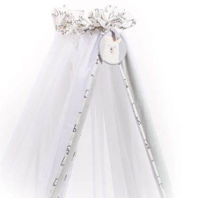 Ciel De Lit bébé Garçon Gris Lama