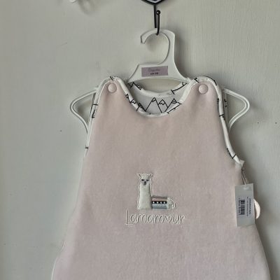 Gigoteuse fille velours rose