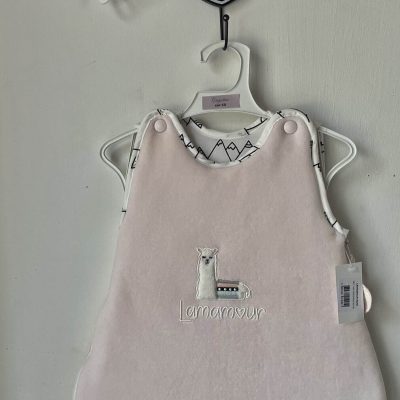 Gigoteuse fille velours rose