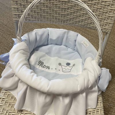 corbeille osier ,panier rangement accessoire pour bébé