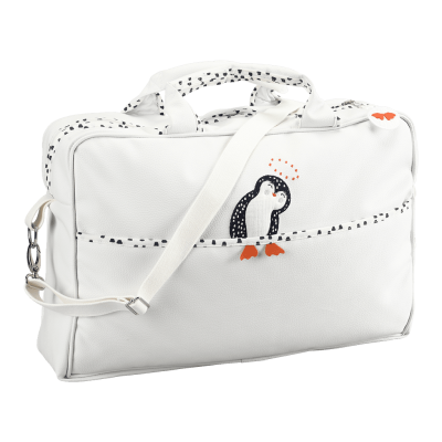 Sac à linge bébé PVC Pingouin