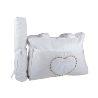 sac nursery emma blanc avec serviette