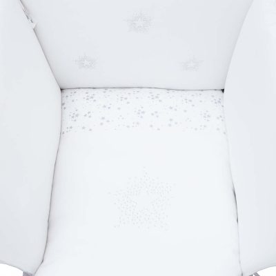 Tour De Lit Blanc Coton Bio Constellation