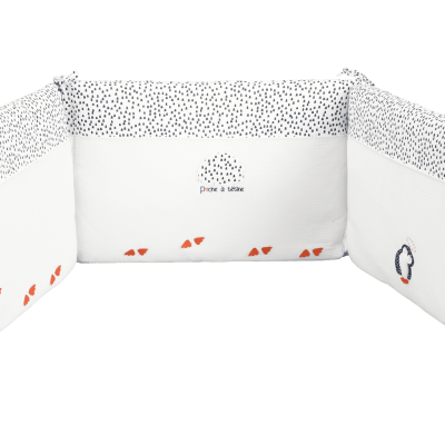 Tour De Lit Gaze De Coton Blanc Pingouin