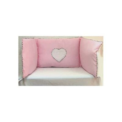 Tour De Lit Bébé Coton Blanc Emma